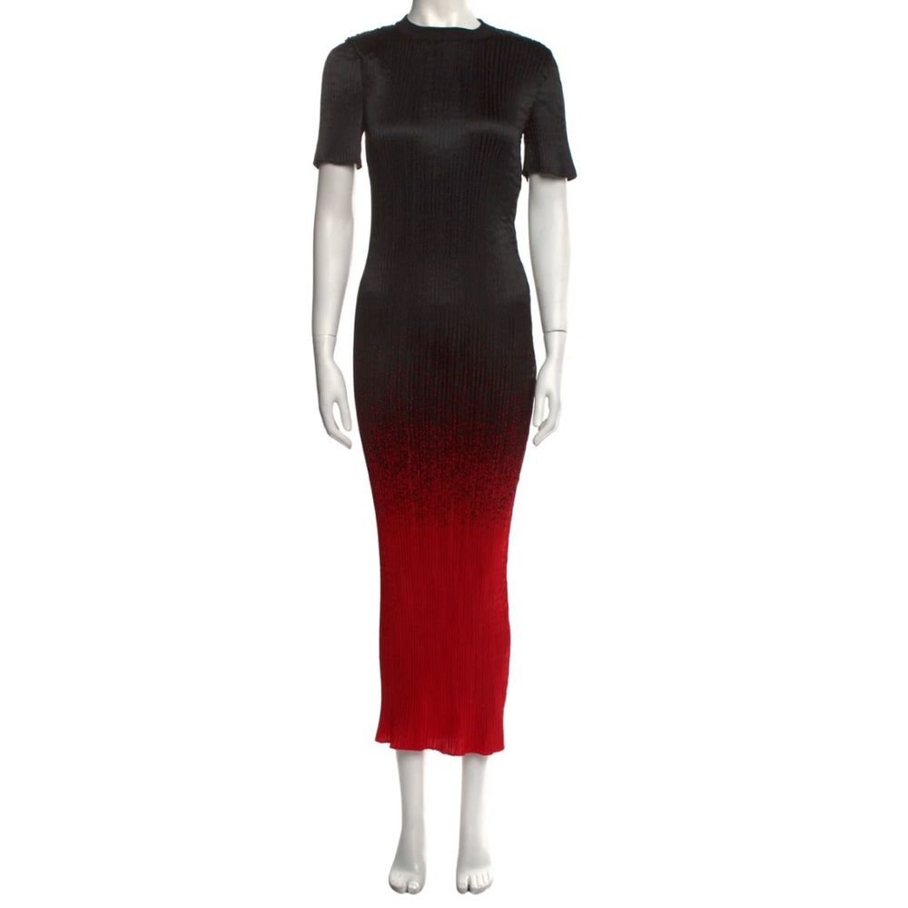 Alexander Wang long ombré short sleeved dress